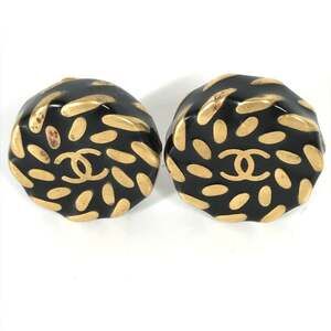 Chanel Cc Logo Round Clip-On Earrings #208976C62B